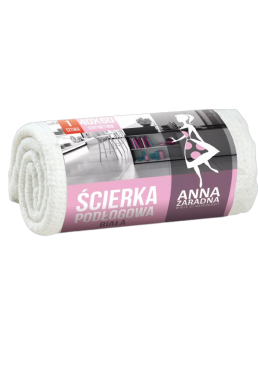 Серветка для миття підлог Anna Zaradna біла, 40*60 см
